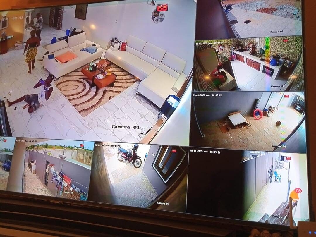 8 caméras installées, Villa Godomey